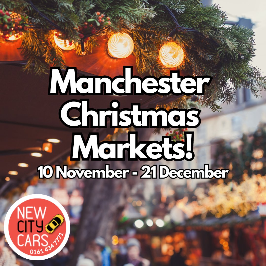 Need a ride to Manchester's magical Christmas markets? 🎄🚖 linktr.ee/newcitycars #newcitycars #manchester #taxi #mcr #lovemcr #travel #transport #transportation #manchesterchristmas #manchesterchristmasmarket #christmas #christmasmarkets #christmasmarket2023