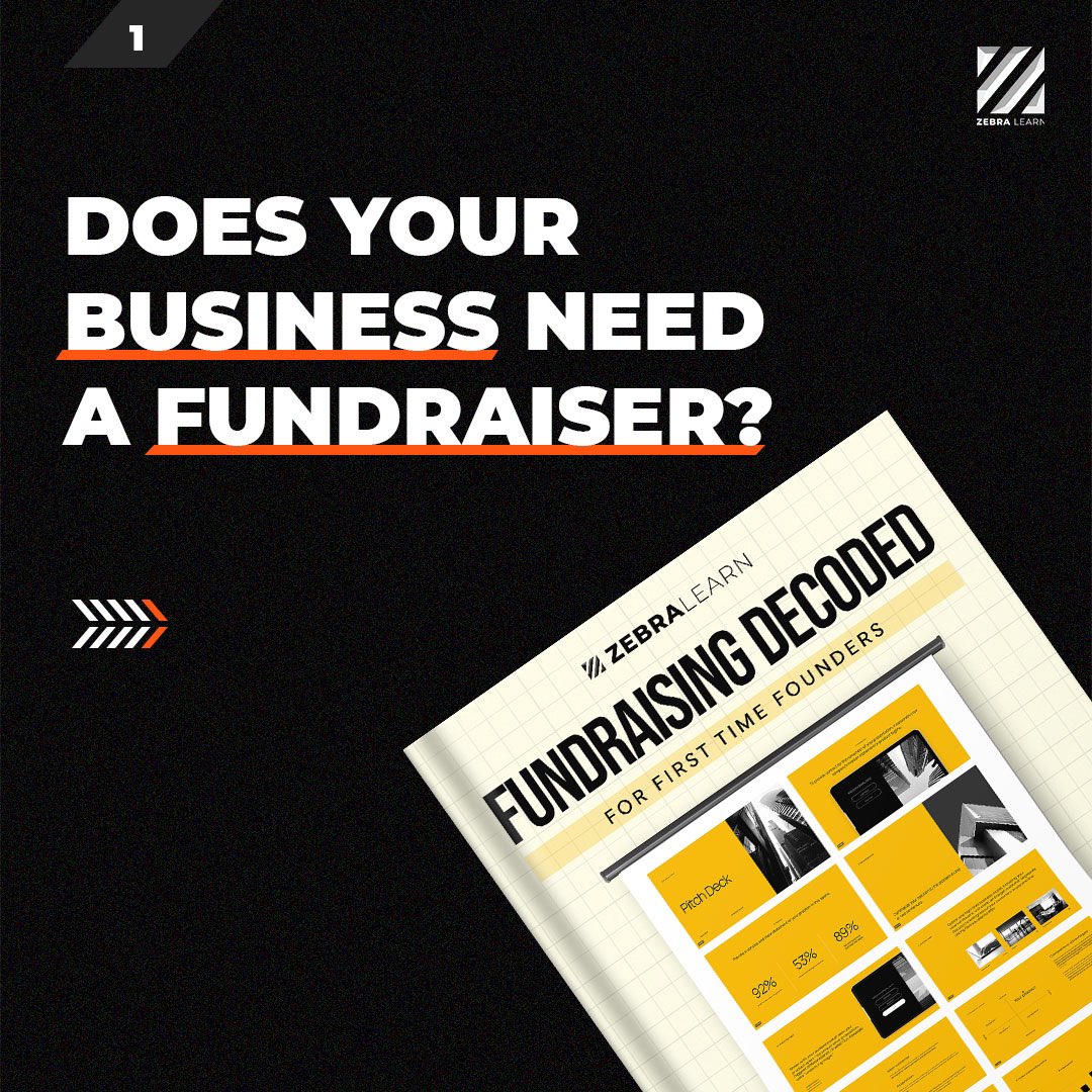 zebralearn's tweet photo. Unlocking the fundraising puzzle: Is your business ready to take the leap? 🚀💸 

Not every venture needs external capital – some thrive on their own profits! 🌱💪 

Dive into the decision-making process: too much capital can be as tricky as too little. https://t.co/9IOc2Kcooq