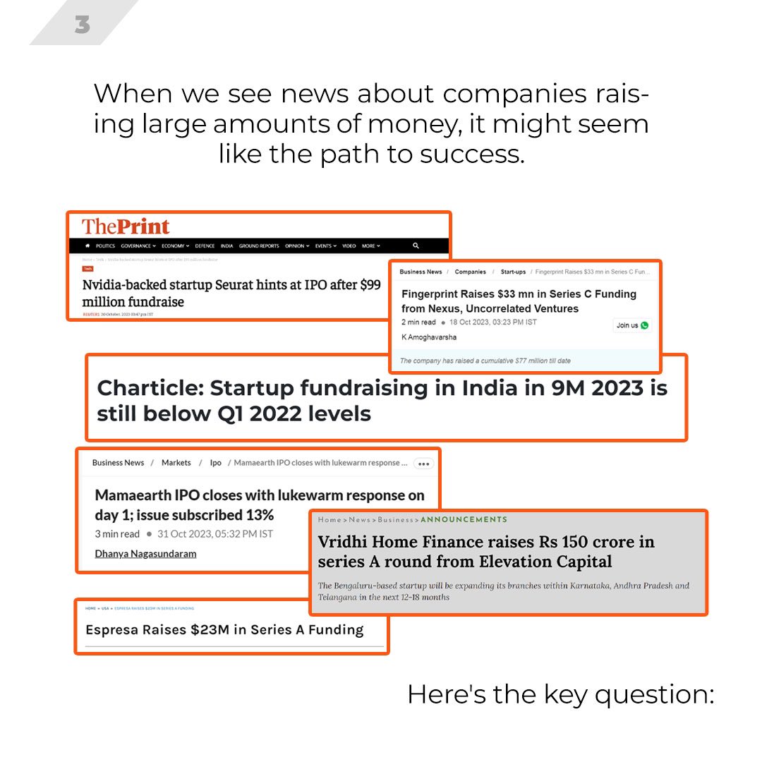 zebralearn's tweet photo. Unlocking the fundraising puzzle: Is your business ready to take the leap? 🚀💸 

Not every venture needs external capital – some thrive on their own profits! 🌱💪 

Dive into the decision-making process: too much capital can be as tricky as too little. https://t.co/9IOc2Kcooq