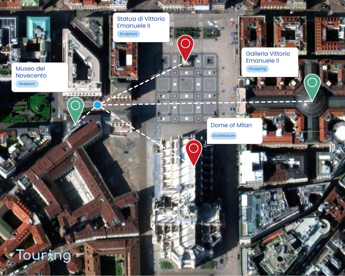 This period I've learned to understand not only what point of interest is closes to you, but also what you - the explorer - can see around you! 🤓

#buildinpublic #osm #travel