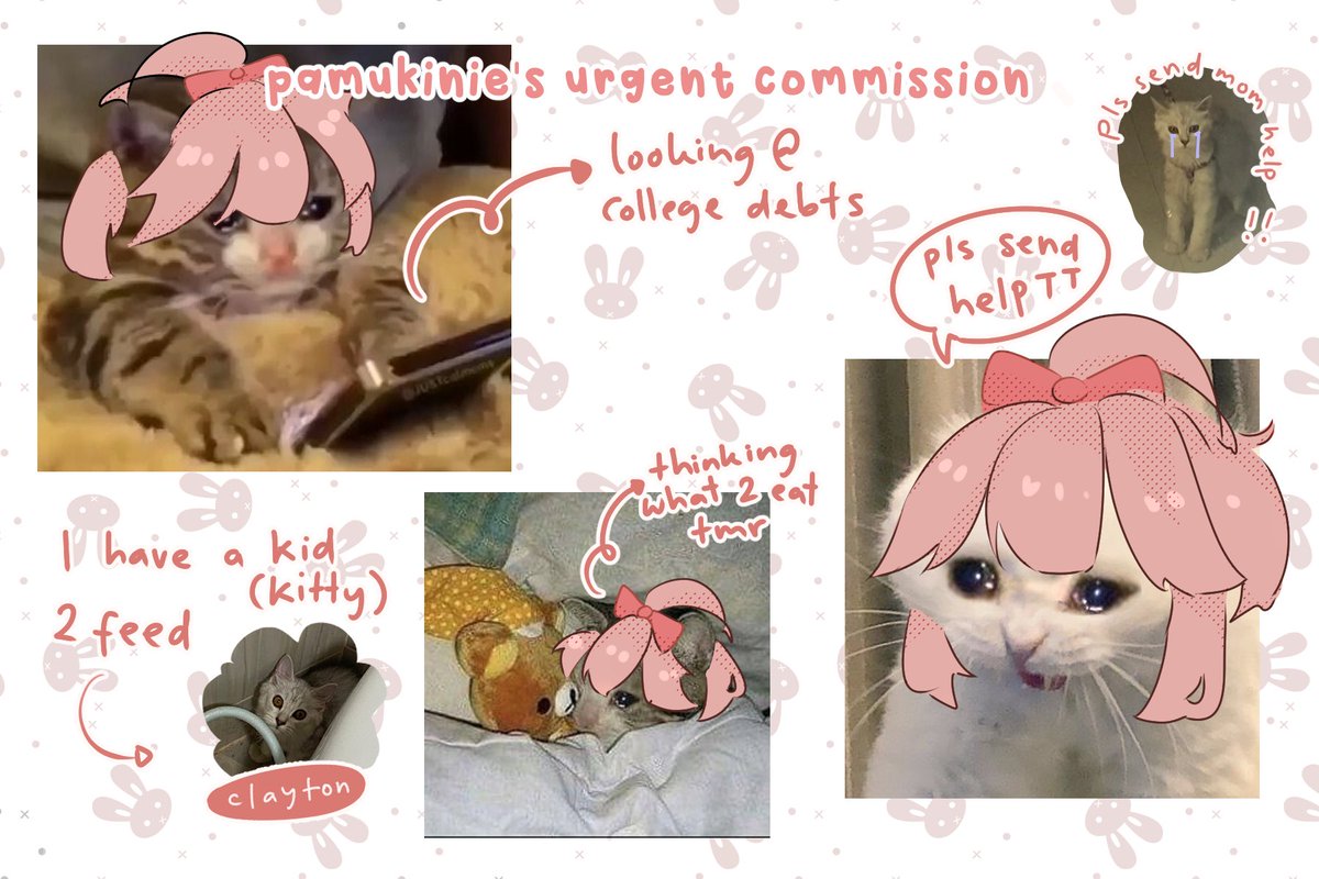 chiirikawrr's tweet photo. 💌 — pamukinie urgent commission ⋆ ｡ ˚

hey! i apologize for the trouble but i really need some funding to cover my &amp; clayton’s living and our funds are being postponed due to some affairs (´°̥̥̥̥̥̥̥̥ω°̥̥̥̥̥̥̥̥｀)

more info on thread
「 ♡ / ↺  are so much appreciated! 」 https://t.co/PWJFTN4dbN