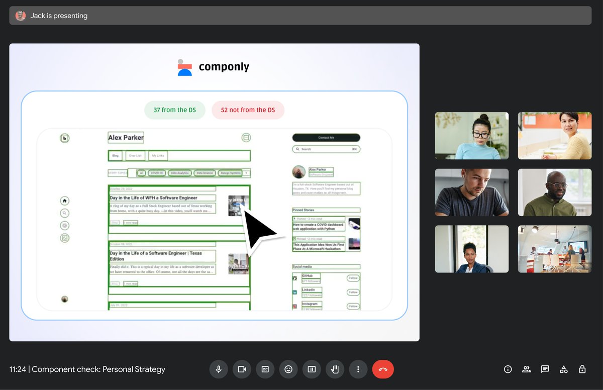 mehdibcl's tweet photo. Design System teams can use @componlyapp to provide more value to their clients.
They can organize meetings, delve into how the components are being used, and give actionable recommendations based on real metrics.
#designSystem #designsystems #Componly https://t.co/oUr3uqoIaR