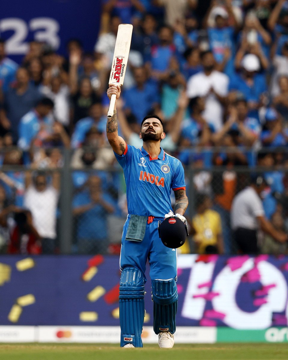 49 ODI Centuries. An unbreakable record. Broken by an Indian. In India. In a World Cup Semifinal. Doesn’t get better than this! Congratulations Kohli! You deserve 50 standing ovations and more.