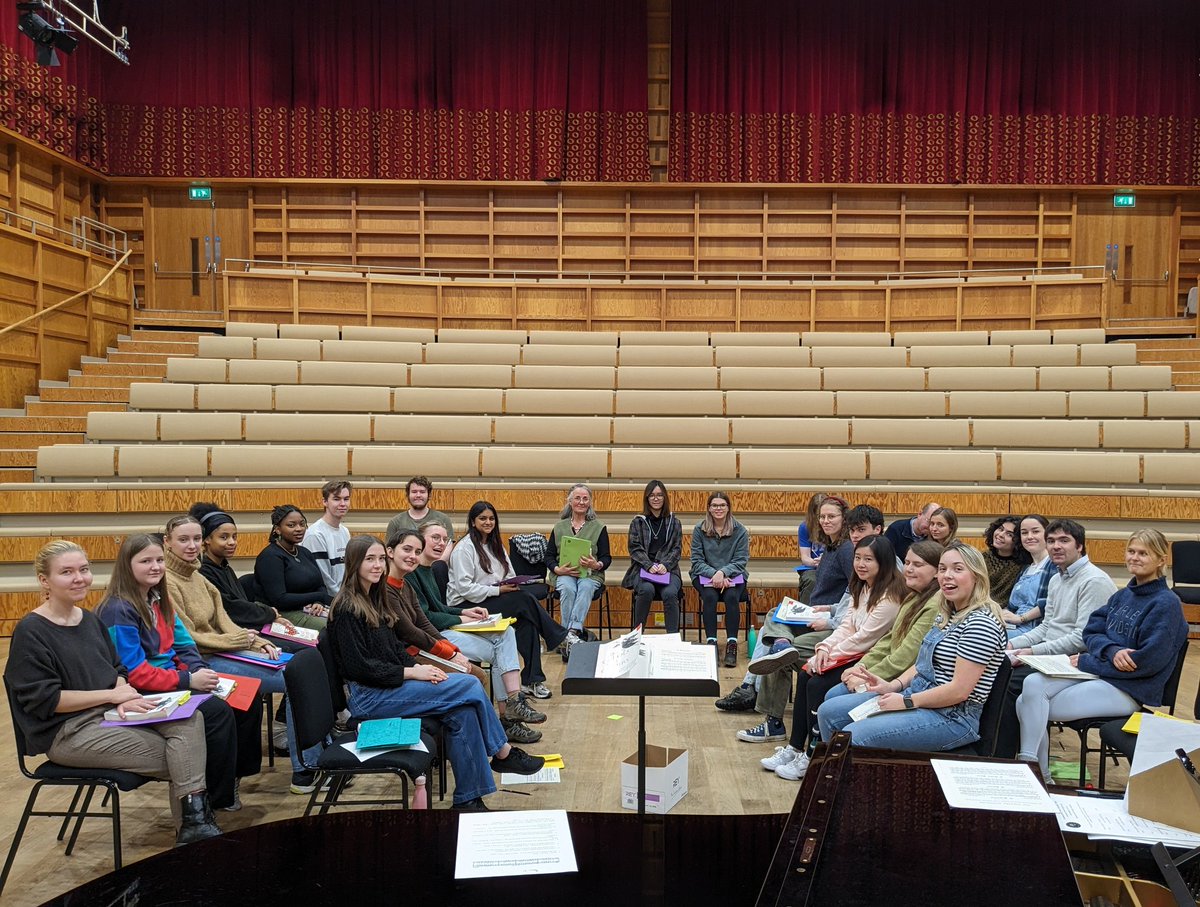 The University Cecilian Choir rehearsing in formation last night ahead of singing to launch the #Advent season, Fri 1 Dec, 7.30pm at St Michael's Church, Hernhill #BreathingSpace #carols  #Canterbury #choral