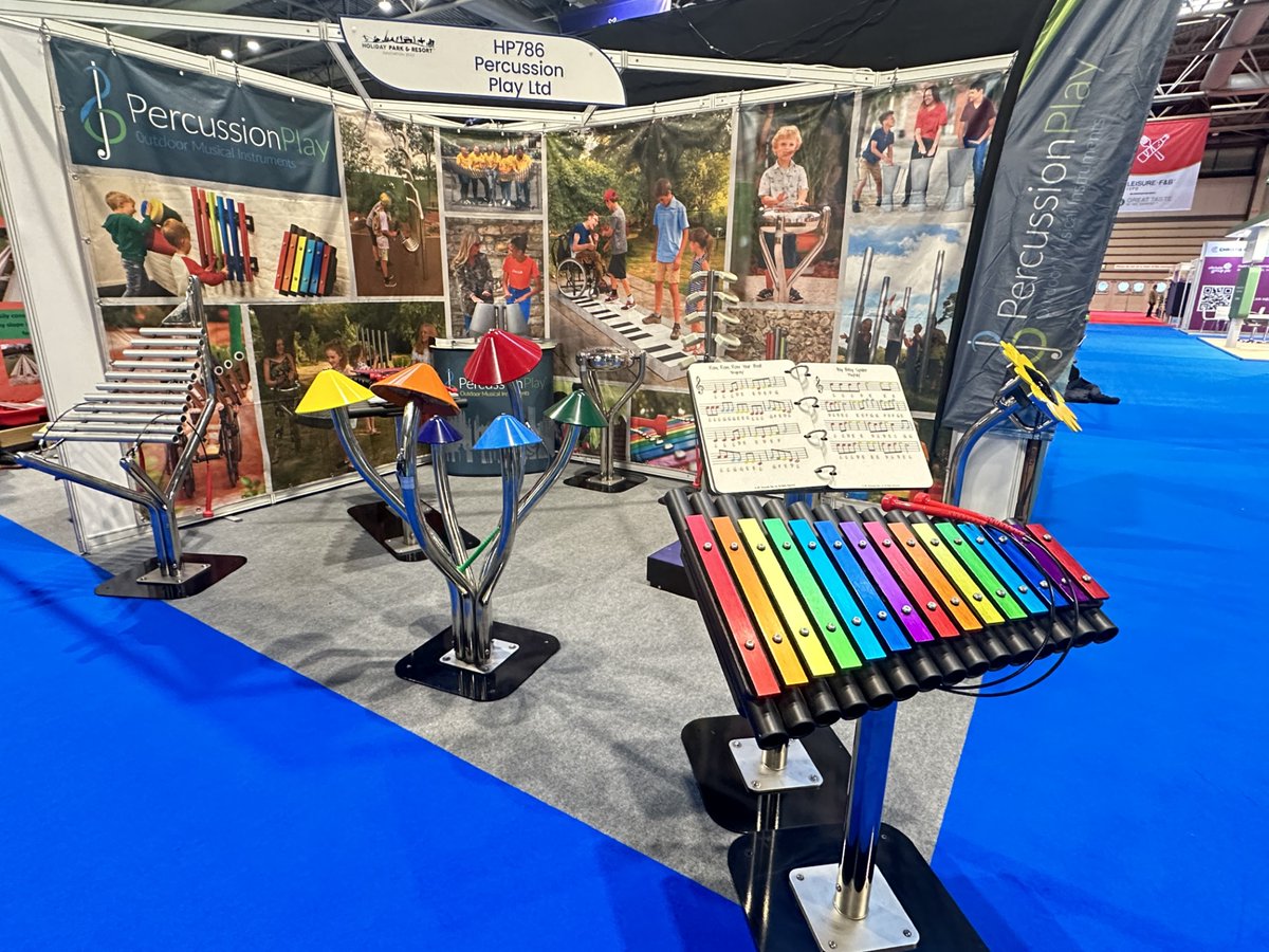 percussionplays's tweet photo. Look out for our team at the @HP_Innovation who will be showcasing a range of our outdoor musical instruments. #holidayparkresort https://t.co/Iv4S2RzW5v