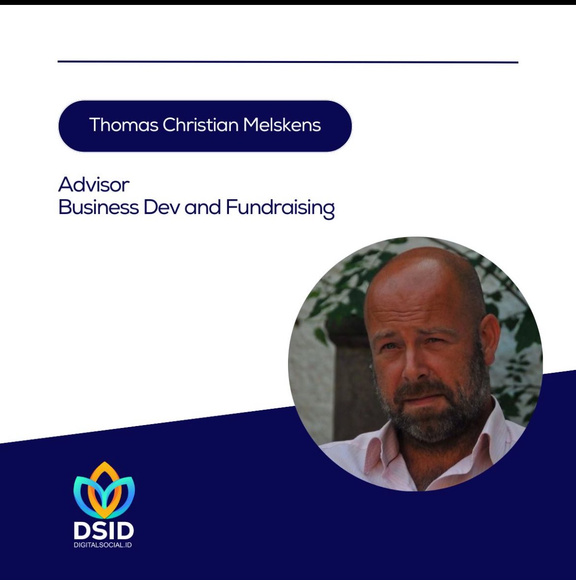 Exciting news at DSID! 🚀 

Meet one of our incredible expert advisors, Thomas Christian Melskens 

Grateful to have you on our rock star team! 🕺 #ExpertAdvisor #Teamwork
