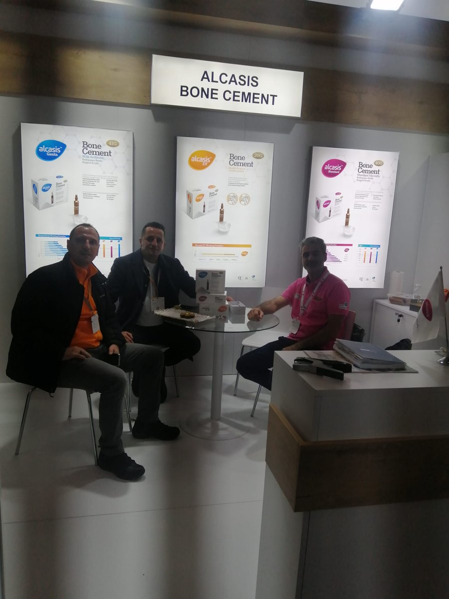 AlcasisBoneCmnt's tweet photo. #MEDICA2023 DAY 3
We are in Hall 16, Booth A52-3
Visit us for your enquires on our innovations in Bone cement.
#MEDICA2023 #MEDICA #Düsseldorf #Bone #BoneCement #Orthopedic #AlcasisBone https://t.co/rnM9a4uM5r