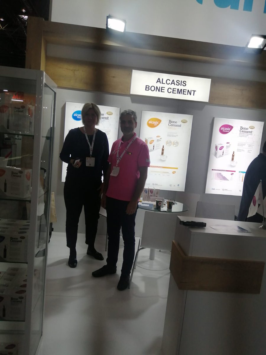 AlcasisBoneCmnt's tweet photo. #MEDICA2023 DAY 3
We are in Hall 16, Booth A52-3
Visit us for your enquires on our innovations in Bone cement.
#MEDICA2023 #MEDICA #Düsseldorf #Bone #BoneCement #Orthopedic #AlcasisBone https://t.co/rnM9a4uM5r