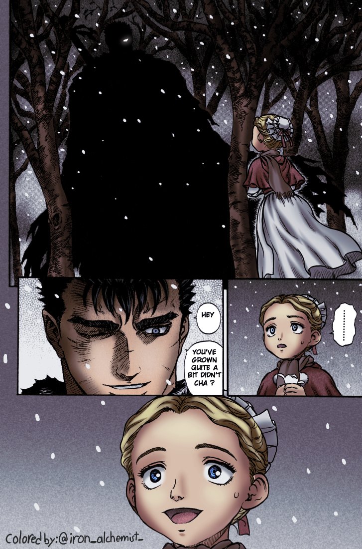 "Berserk" manga coloring
