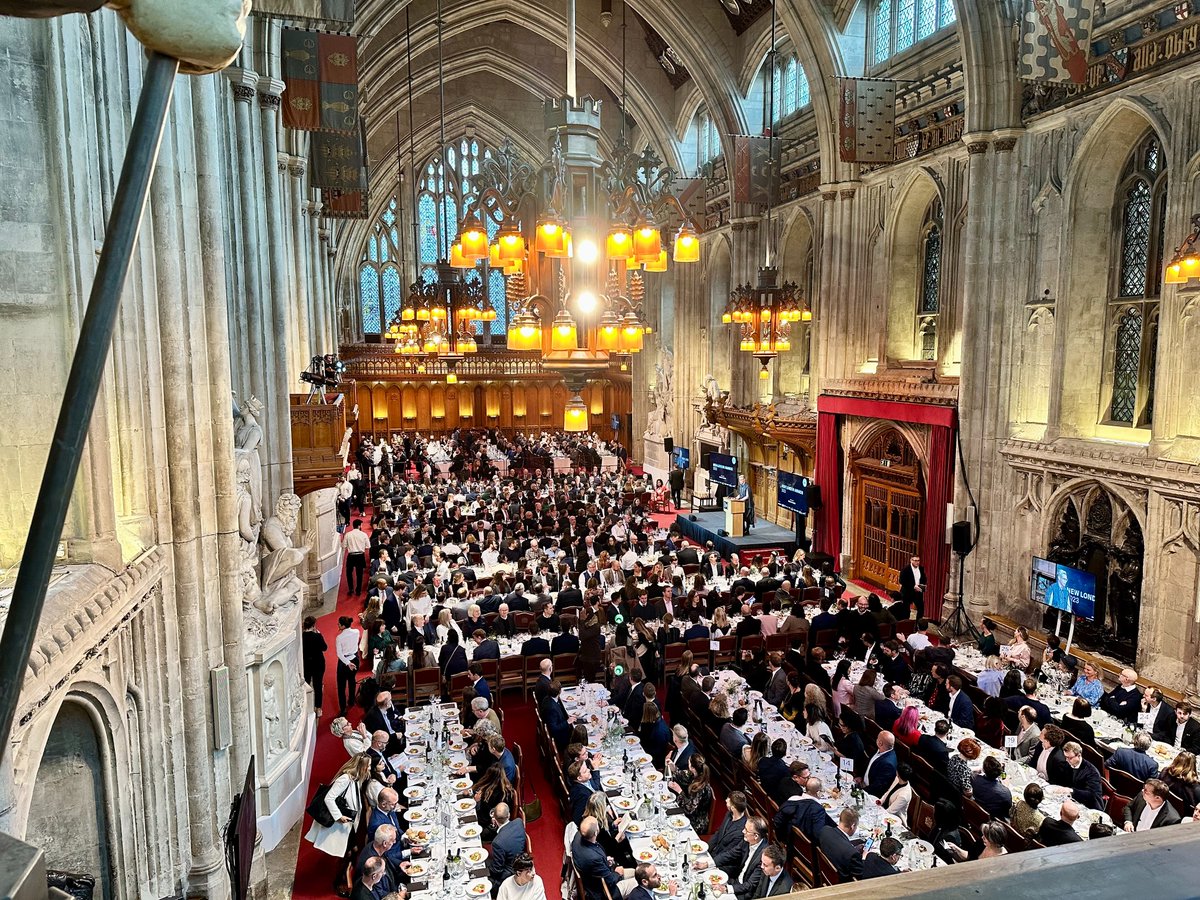 We're here at Guildhall for the #NewLondonAwards Annual Lunch! Stay tuned as we announce the winners live from today’s ceremony, let us know if you’re here at the #Awards using #NLAwards23 🏆