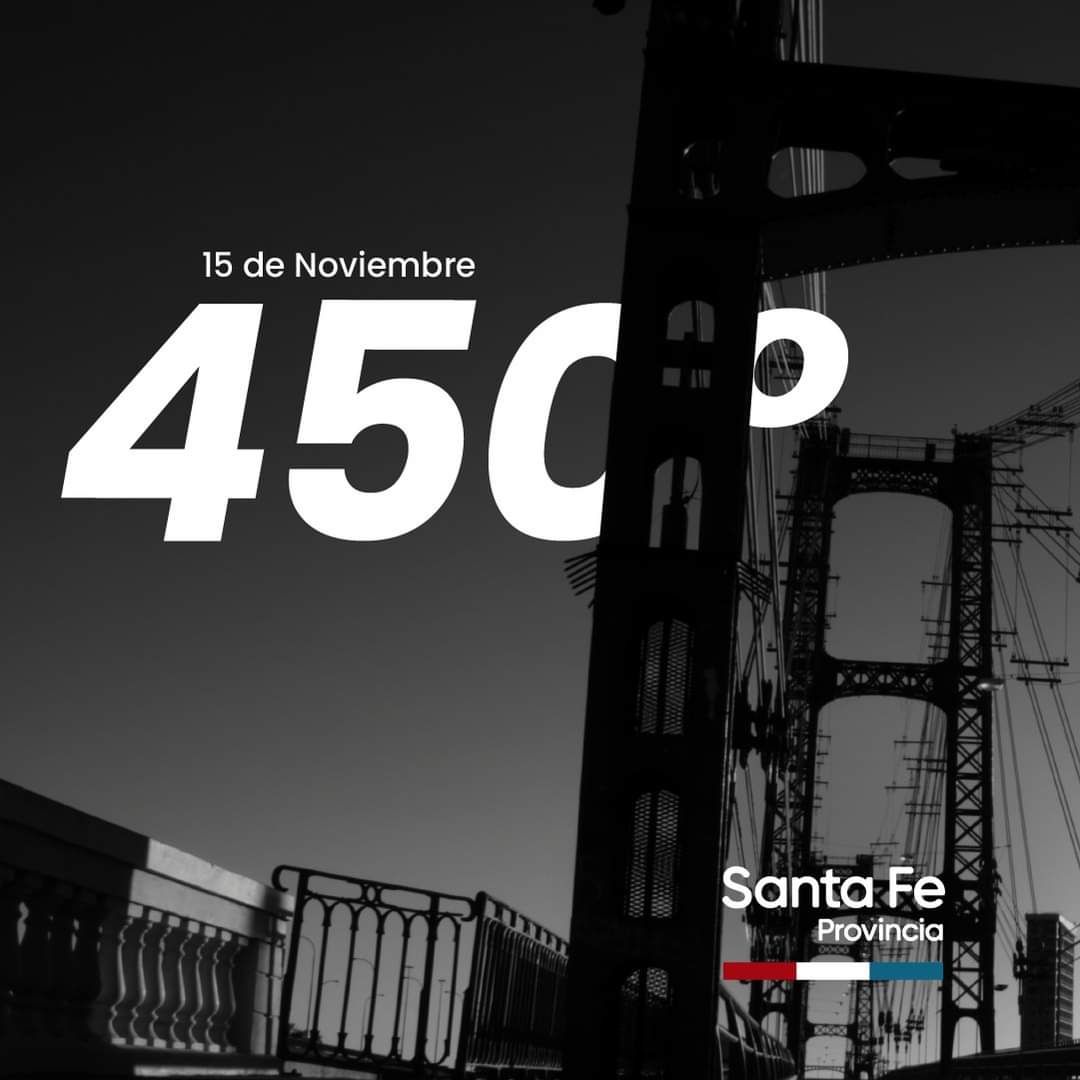 Un 15 de noviembre de 1573, Juan de Garay sentó las bases de la ciudad de Santa Fe a orillas del río Quiloazas. Así nació una ciudad que tejió innumerables historias y tradiciones a lo largo de cinco siglos. 

¡Felices 450 años Santa Fe! 🎉