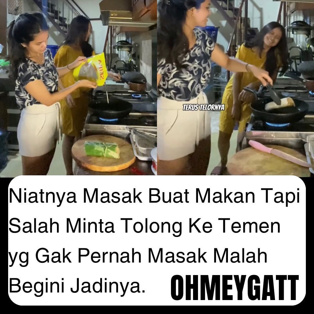 Dikira kayak masak steak 😂 di goreng dlu baru di potong2 😭👍🏻
.
[ ainiraaul ]