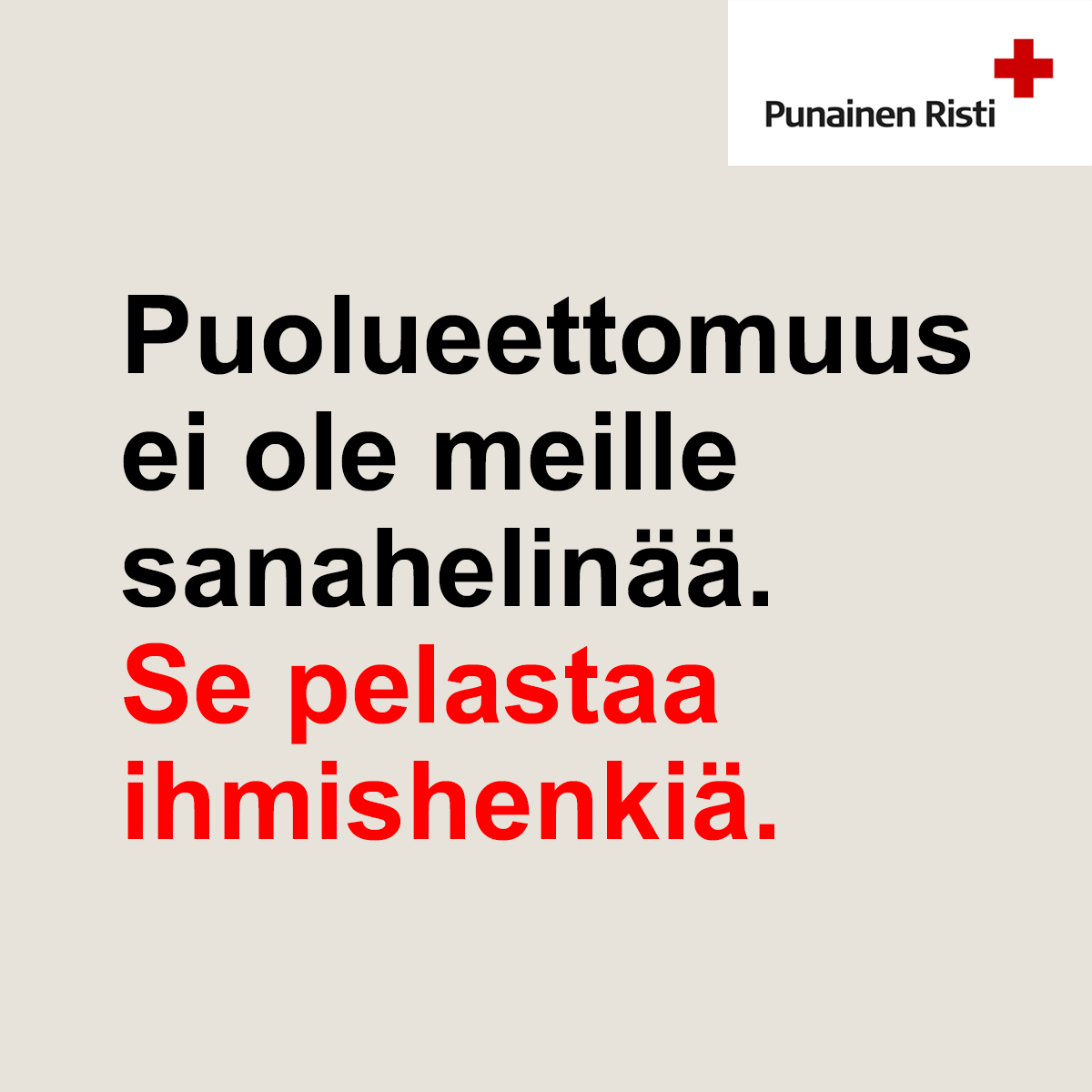 PunainenRisti's tweet photo. Saamme toisinaan kysymyksiä siitä, miksi Punainen Risti ei ota kantaa sotiin ja sotatapahtumiin. 

Väkivaltaiset konfliktit herättävät paljon tunteita. Syitä puolueettomuudellemme – ja mitä sillä tarkoitetaan – voi olla vaikea ymmärtää. 

Lisätietoa aiheesta ketjussa 👇

1/8 https://t.co/BMwmEk0WI4