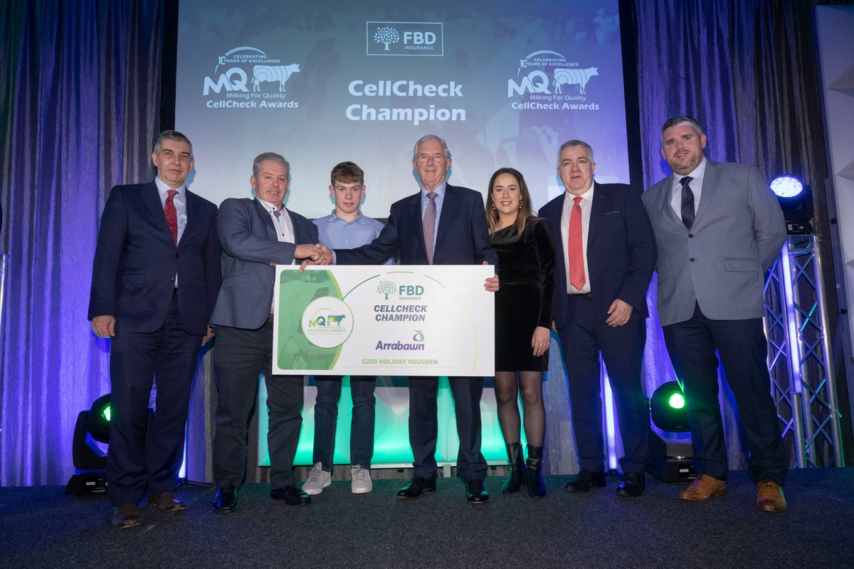 Here is @ArrabawnCoop CellCheck Champion accepting his award. Congratulations!