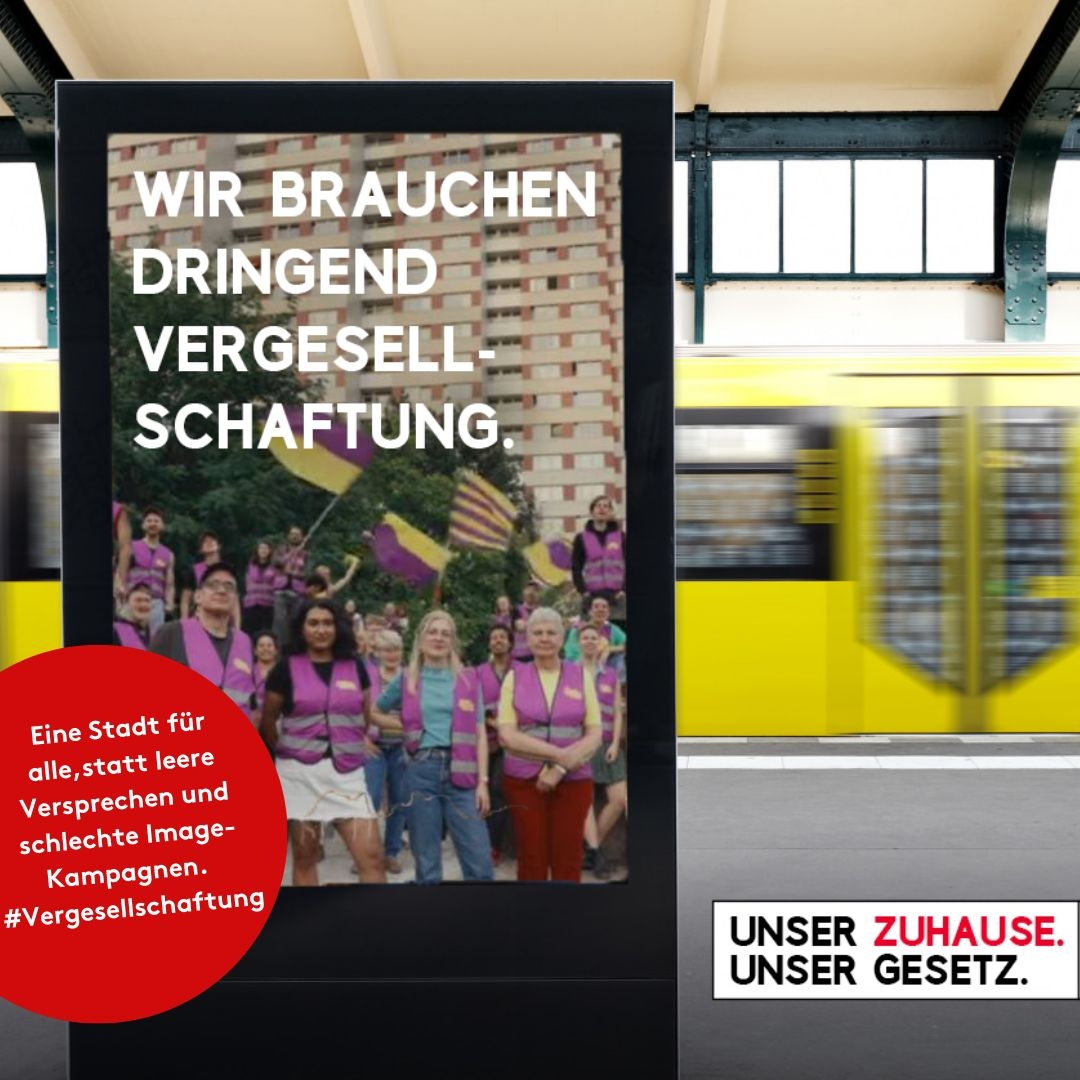 Der Senat hat gestern eine neue Image-Kampagne für leere Versprechen zum Neubau gestartet. Wir haben die Plakate mal für euch korrigiert. 💅