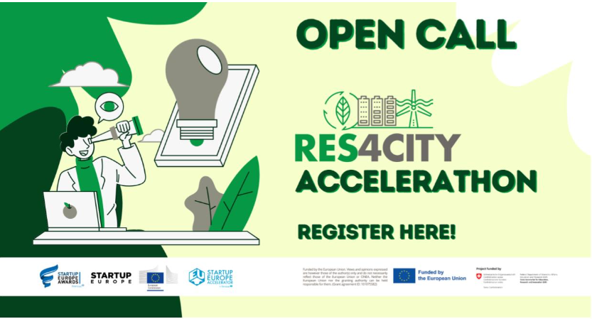 RES4CITY Accelerathon is here! 🌍 Join us on the journey towards sustainable urban development, as we proudly announce the launch of the Accelerathon, part of the RES4City project! 📷 #RES4City #Accelerathon #SmartCities #SustainabilityJourney