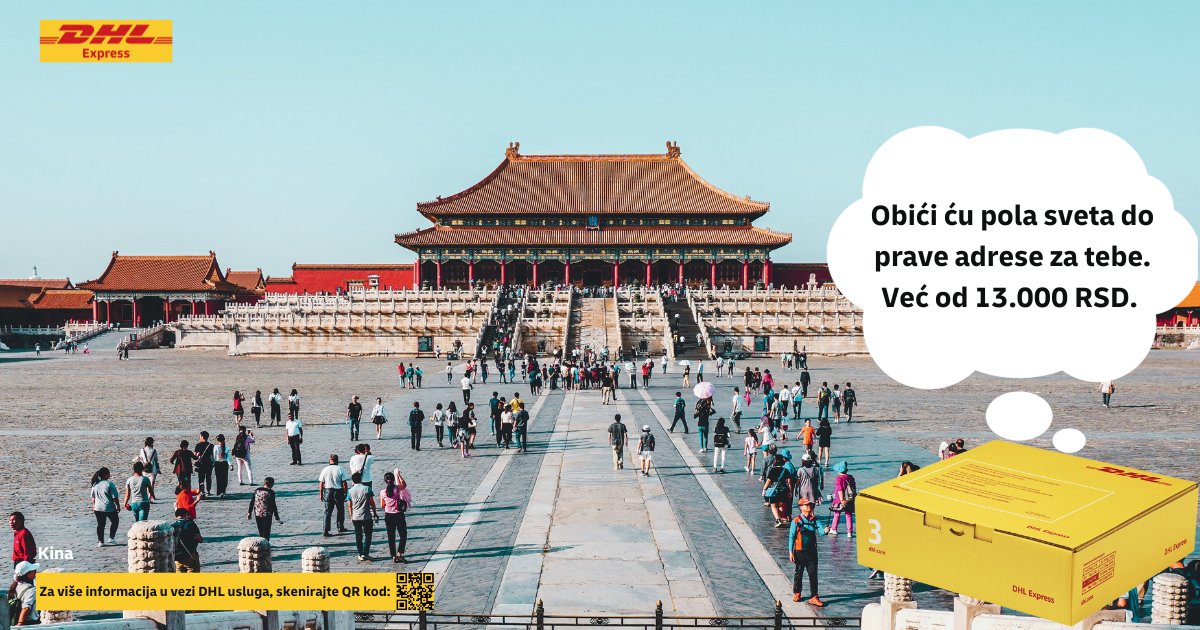DHLSrbija's tweet photo. ❗ Želite sigurnu, jednostavnu i brzu dostavu vaše pošiljke za Kinu? DHL Express ima rešenje. 

Kliknite na link kako biste videli lokacija naših ekspozitura: https://t.co/TAyfZWLBDE i iskoristite #dostavabezgranica https://t.co/VEBYu4Slvo