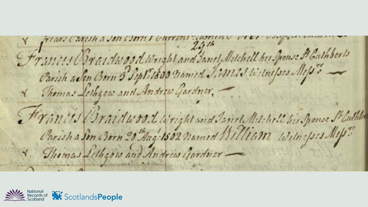 Scotland's People tweet media