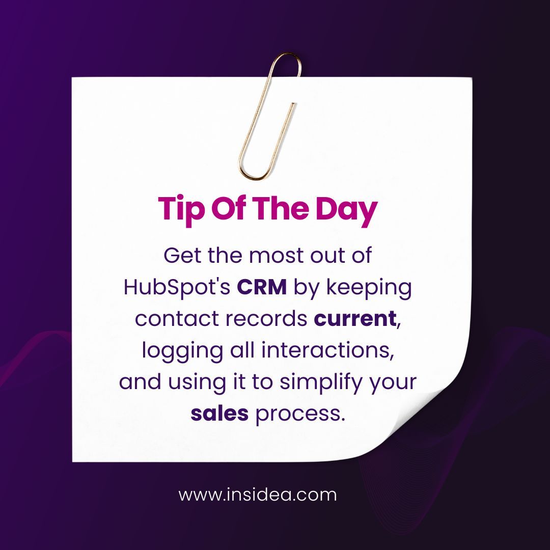 InsideaOfficial's tweet photo. Unlock the full power of HubSpot CRM with INSIDEA!🚀 

Keep your contact records spotless, log every interaction meticulously, and smooth out your sales journey. 

Let's transform your sales process together: https://t.co/NJdLMl99yt

#HubSpotexperts #remotework #INSIDEA https://t.co/YxaycA3vUl