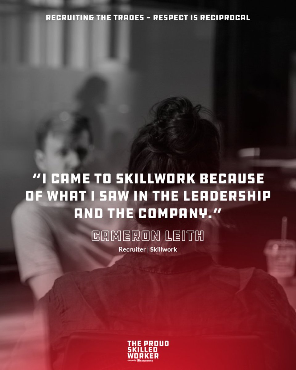 SkillworkCo's tweet image. Watch the full episode on our YouTube channel. #skillworkforum #manufacturing

Why Skillwork? For Cameron, it&apos;s all about leadership &amp;amp; vision. Dive into his story on YouTube!