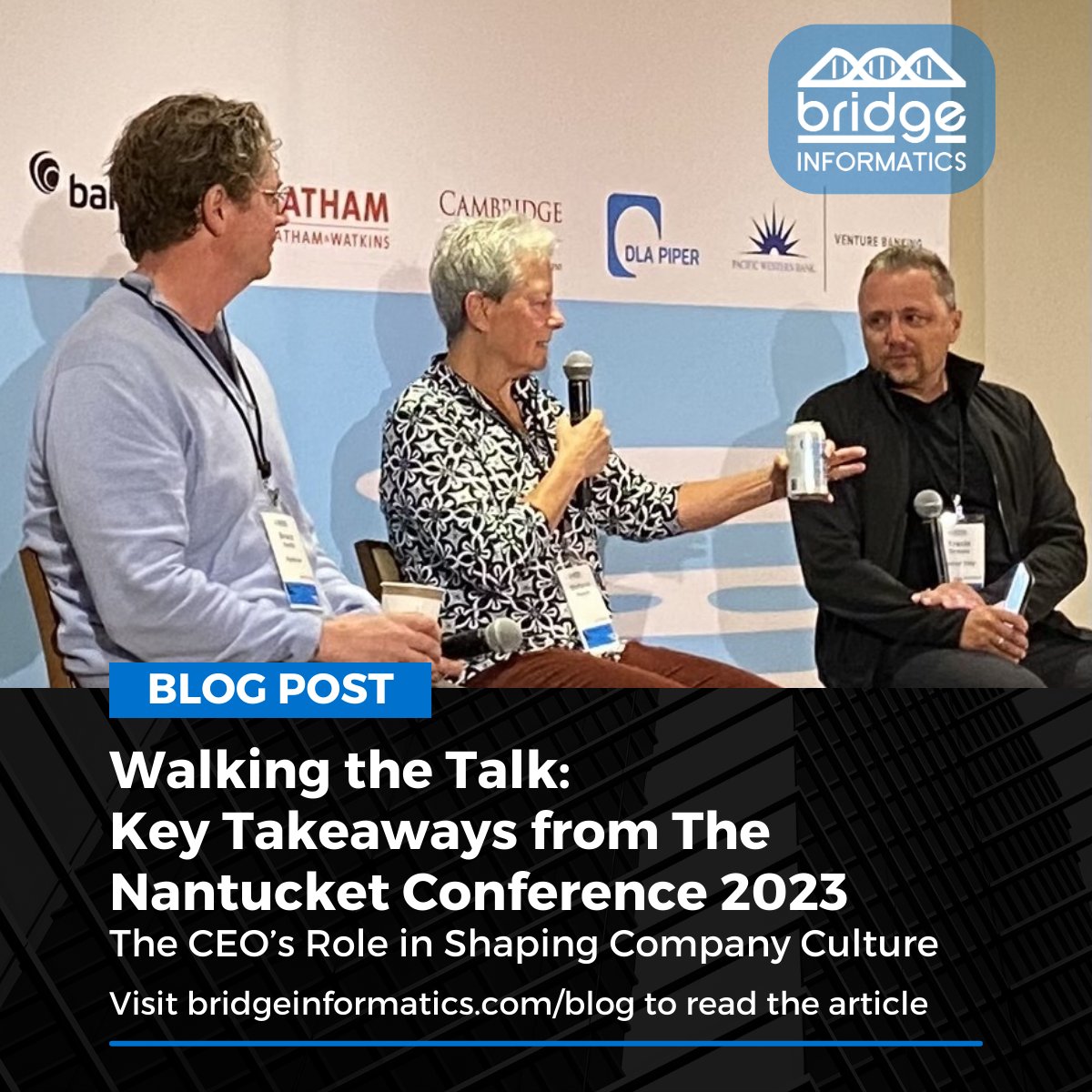 ICYMI: Last month, Dan Ryder had the privilege of attending The Nantucket Conference and left feeling inspired to lead by example. Read his latest blog for a summary of his key takeaways: bridgeinformatics.com/walking-the-ta…