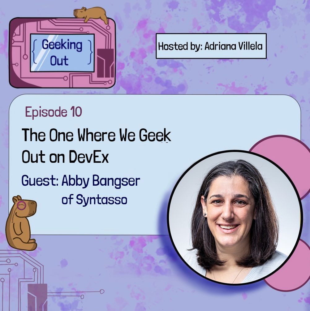 Hot off the heels of #KubeCon...this week on @geekingout_pod, I chat with @a_bangser of @syntasso about the evolution of #PlatformEngineering, #DevEx, Thinnest Viable Platform, and more! 🎧: buff.ly/47pIhbp 📺: buff.ly/40yXvZk