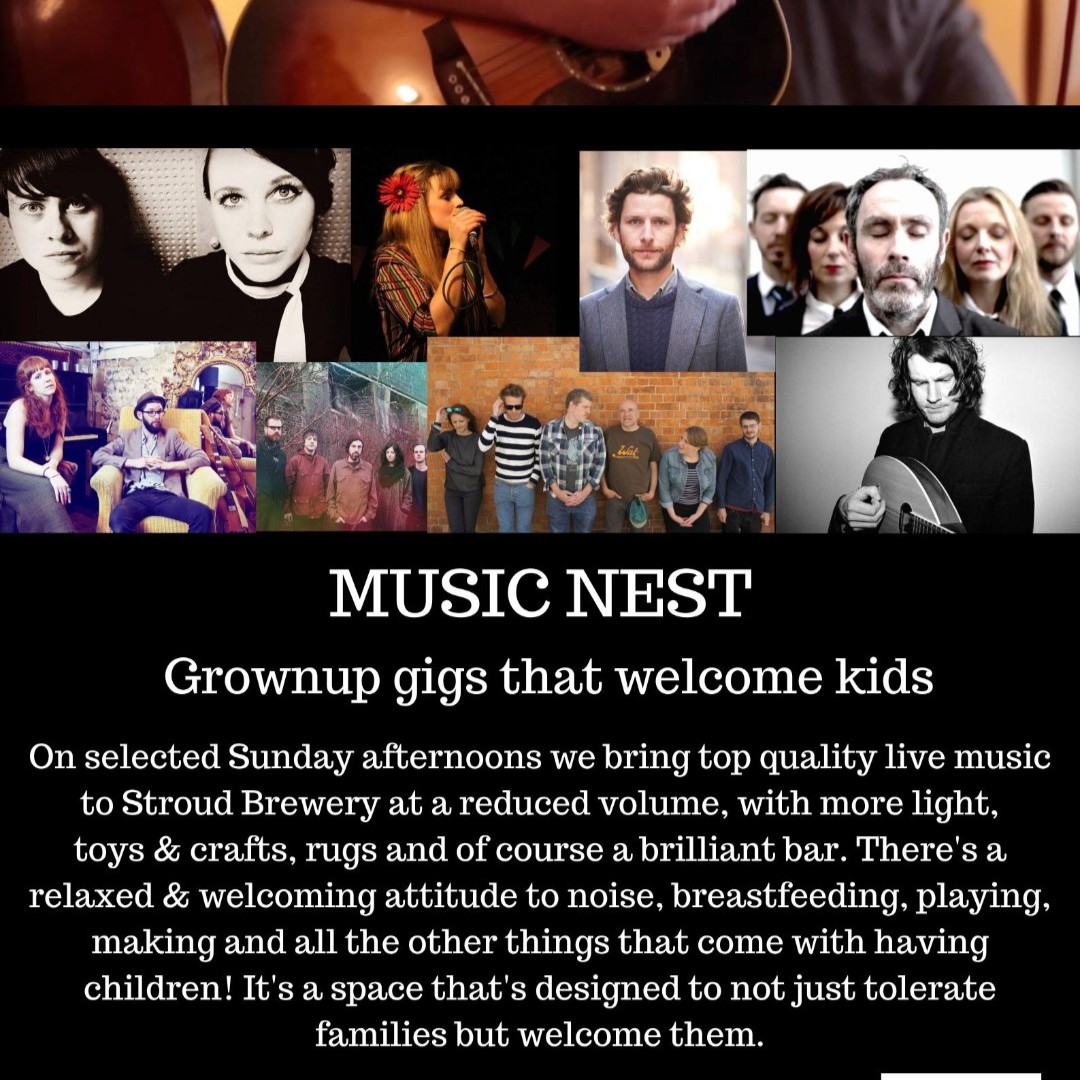 We're thrilled to welcome Music Nest to our Balcony Bar! 🎵🍻 Join us for a family-friendly gig this sunday in a space that welcomes children and celebrates them.
#MusicNestStroud#FamilyFriendlyGigs#Stroud#StroudBrewery