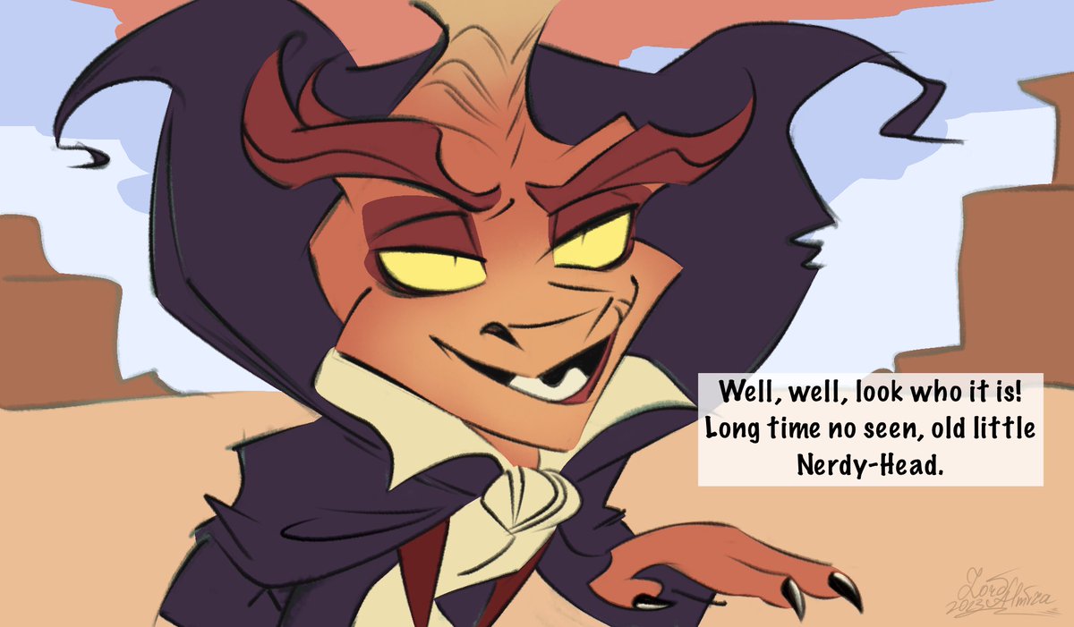 AlmiraLord's tweet photo. Rumble Ripto issues they’ll be like that, that’s for sure
Wanted to do this comic for a while, to his in-game release lmao

Last frame below👇

#Ripto #DrNeoCortex #CrashTeamRumble #CTRumble #comic https://t.co/M89BTBkz6X