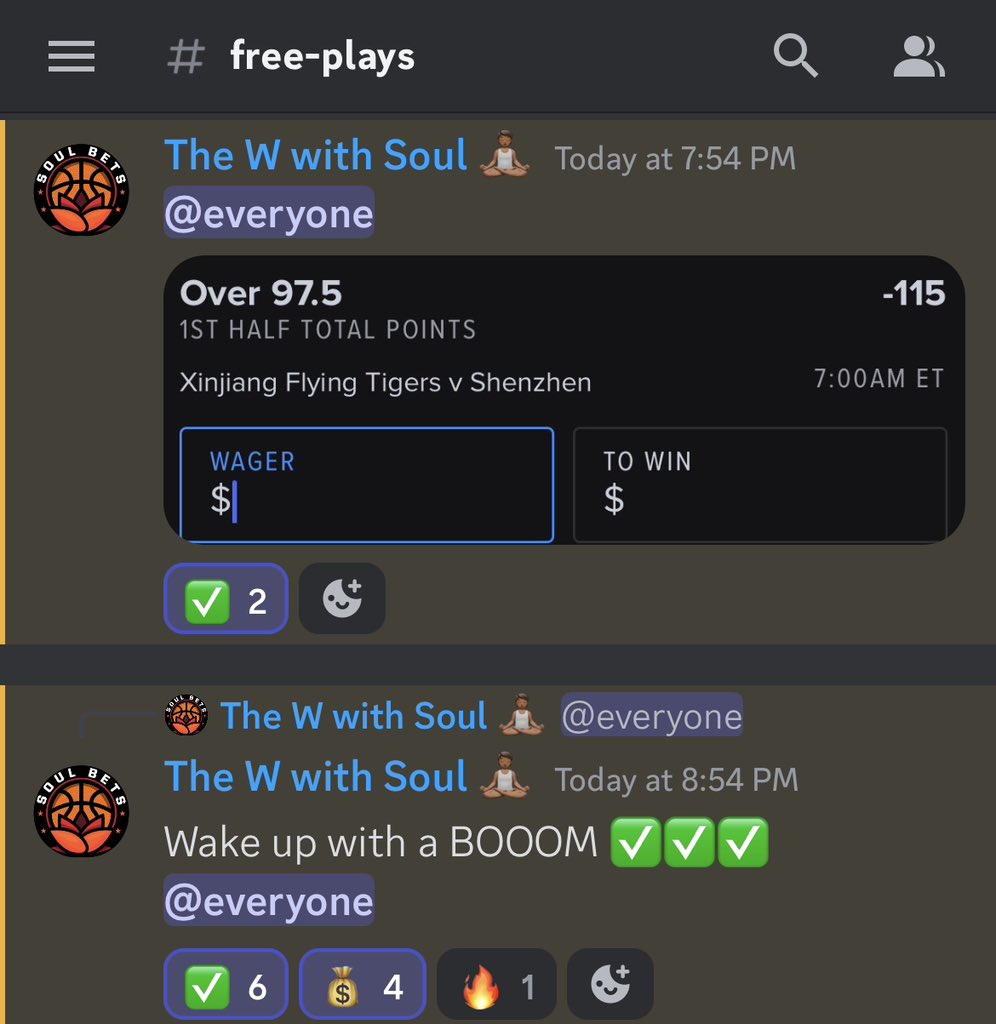SoulBets's tweet image. 1/1 on Discord Public Plays Today ! Let’s get STREAKY discord.gg/MC4Zrw9RzZ

#gamblingx