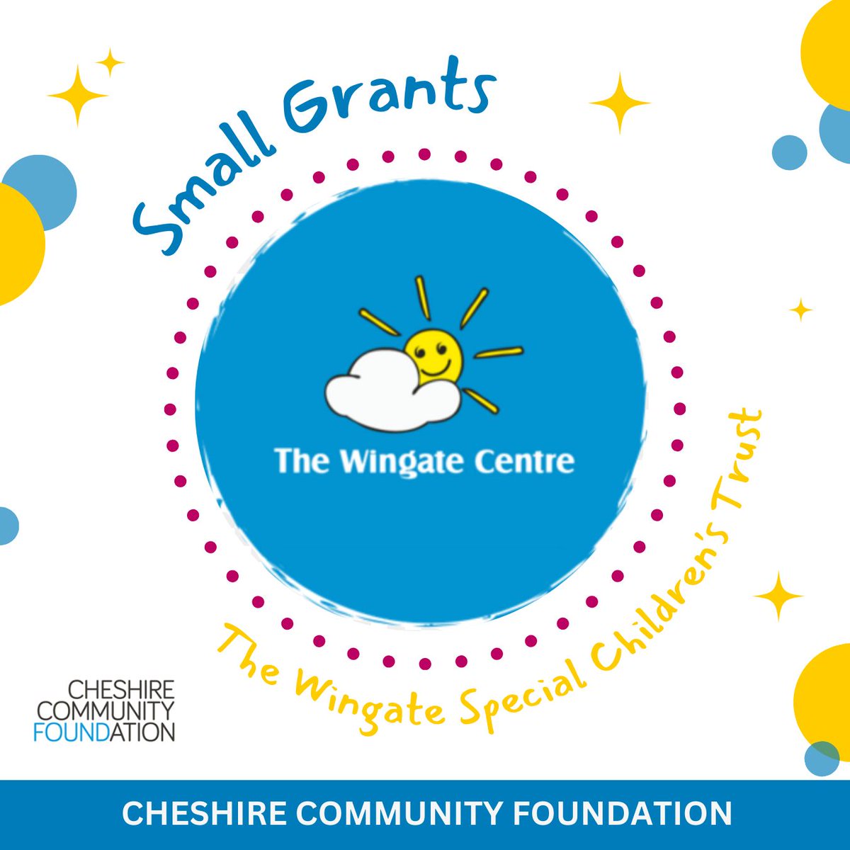 The Wingate Centre was awarded a grant from CCF in September - the grant will be used to run ‘The Cookery Project’, providing cooking sessions for young adults of all disabilities. The group activity will be inclusive, fun and friendly