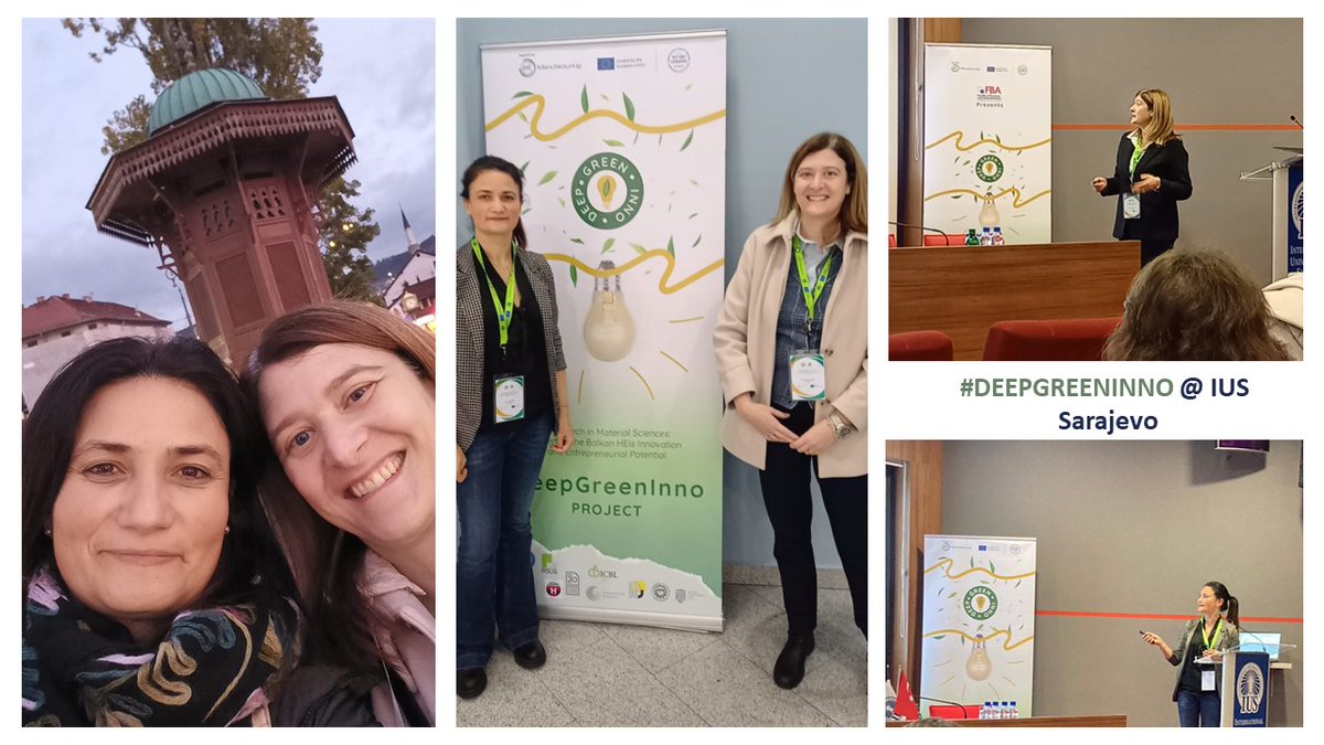 cnr_scitec's tweet photo. @cnr_scitec delegates #DanielaArosio and @LauraPolito8  at the National Workshop of #DeepGreenInno project in Sarajevo @iussarajevo @Vladi_DalSanto #SuzanaGotovacAtlagic 🔝 Great time and networking for a #greenertomorrow! https://t.co/HoPe53C3Mm