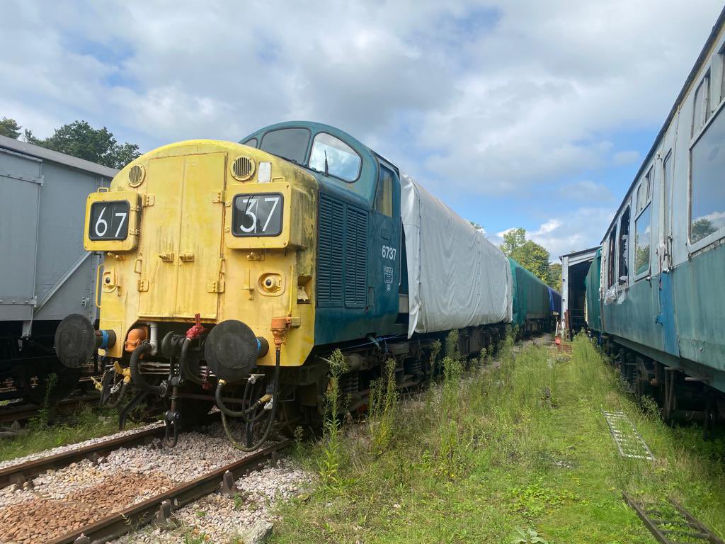 DevonDiesels's tweet photo. Although the Twitter page has been very quiet this year, a lot of work has been going on. Updates for each loco will be in the below thread. If you would like to contribute to the upkeep and restoration of the locos, you can via our PayPal. https://t.co/TArR3J7N0r https://t.co/rpj1xJoQ5z