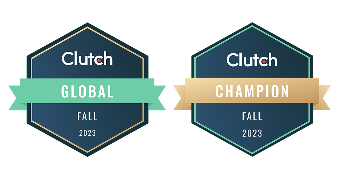 We are honored to be recognized as a top-rated UX leader on a global scale. Thank you to our clients and partners for trusting us on this journey! 
#ClutchGlobal #ClutchChampion #ux #uxdesign