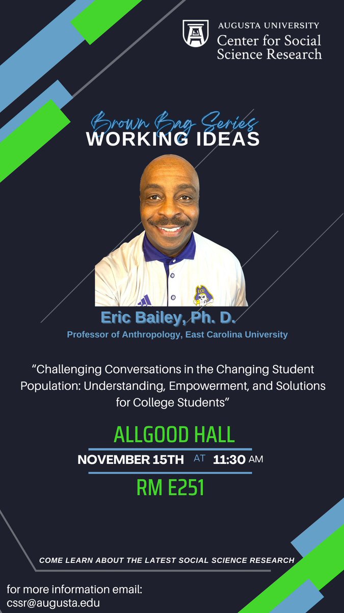 AUG Center for Social Science Research tweet media