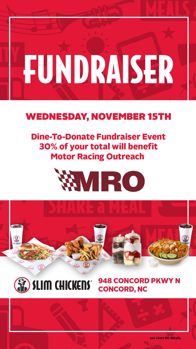 Everyone in the Concord area! Today is the Day! All Day Actually! <a href="/slimchickens/">Slim Chickens</a>