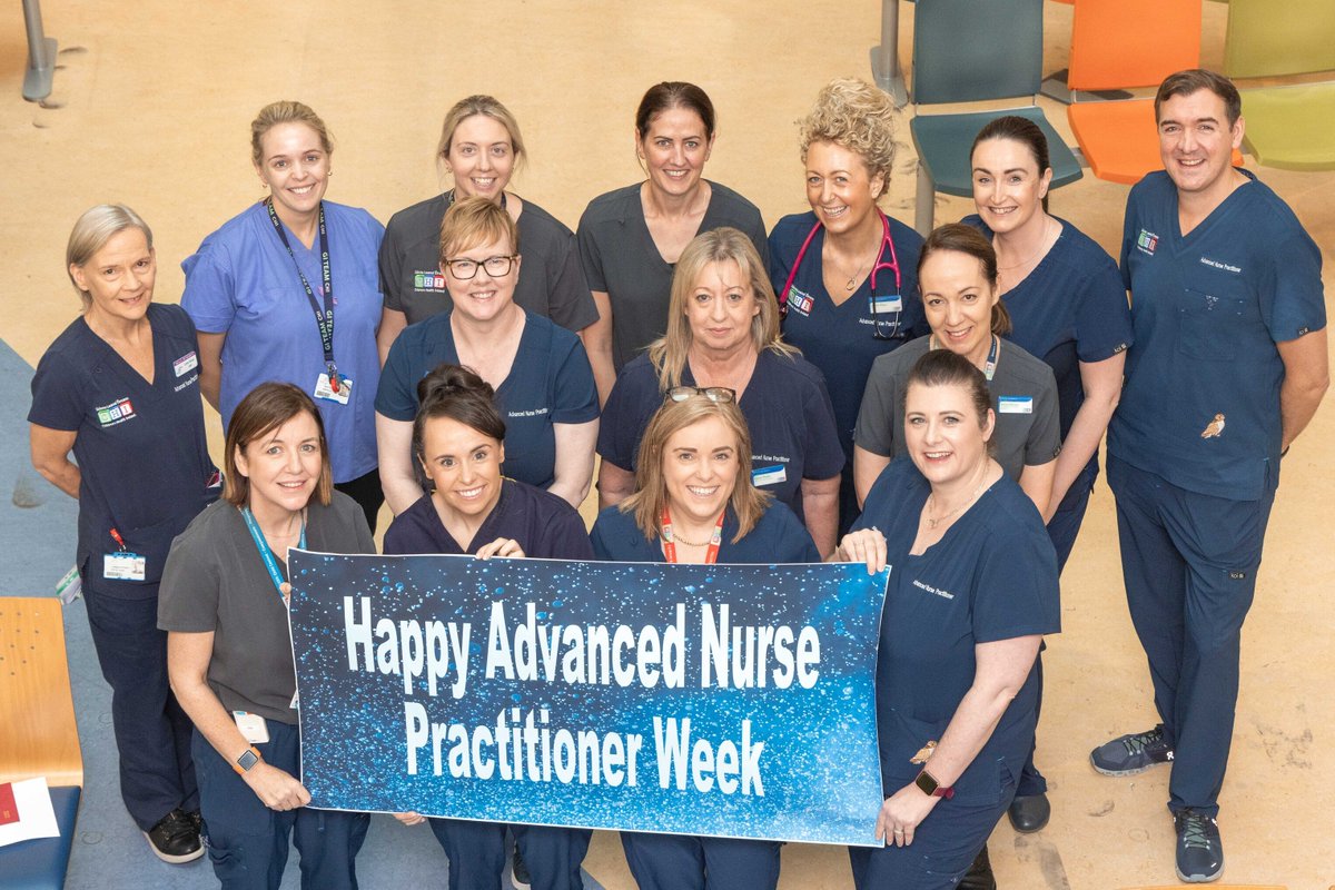 CHI_Ireland's tweet image. Happy Advanced Nurse Practitioner week to all 50 of our #ANPnurses🤩

Our ANPs are experts in their clinical field &amp;amp; provide the best care for our children &amp;amp; young people in our hospital sites.

Thank you to our ANP nurses for your expertise &amp;amp; incredible service❤️