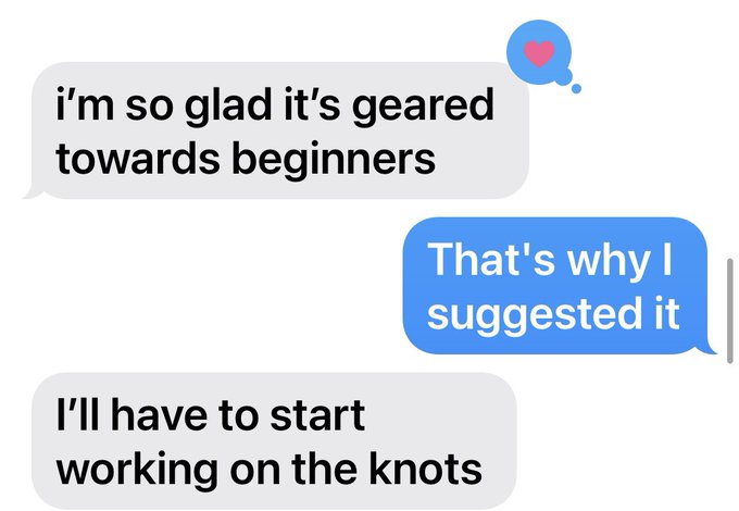 Love when my fans follow my instructions and buy @LordMorpheous book Bondage Basics to learn how to tie