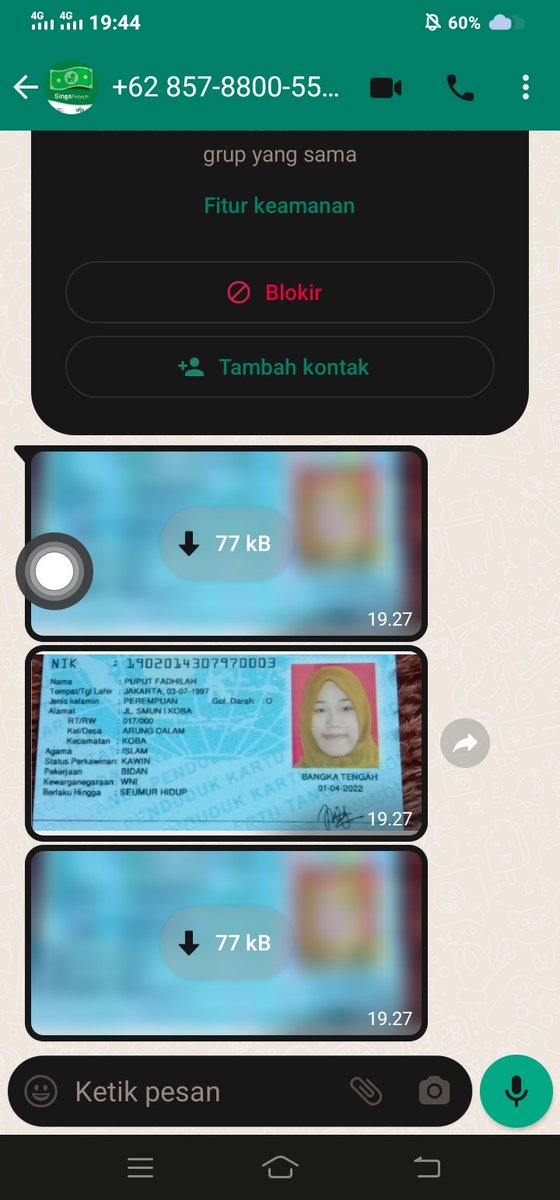 puputfadilah's tweet photo. lanjuti orang ini   nomor saya 081225138509. @aduanBRTI @kemkominfo @ojkindonesia  mohon untuk aplikasi pinjol jika ada yang melakukan transaksi atau masuk ke aplikasi dengan data saya itu bukan saya. Saya tidak akan bertanggungjawab apapun.@adyanBRTI @kemkominfo @ojkindonesia https://t.co/t8s3Gntc3y