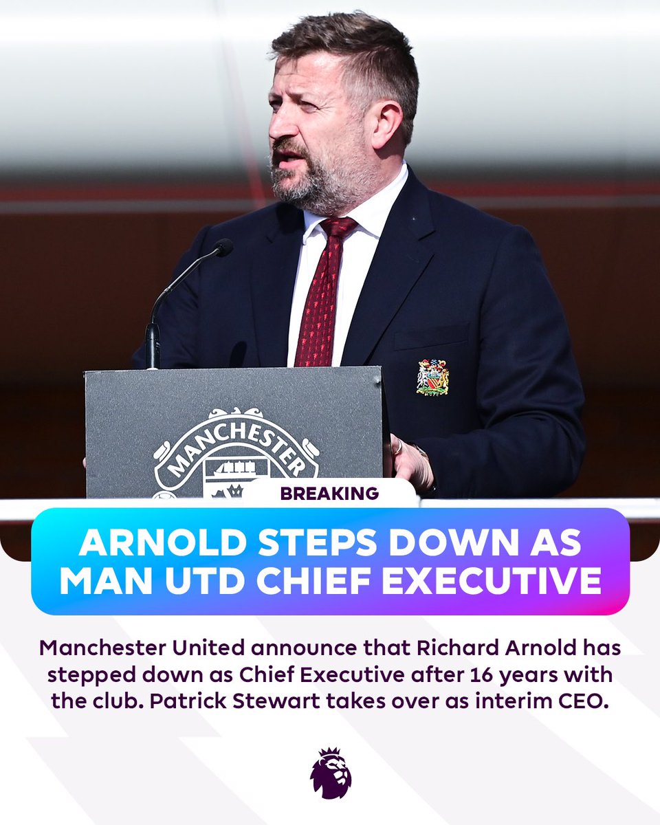 1real_Fletcher's tweet photo. 🚨Richard Arnold steps down as @ManUtd C.E.O #MUFC https://t.co/C1iGvlaSlk