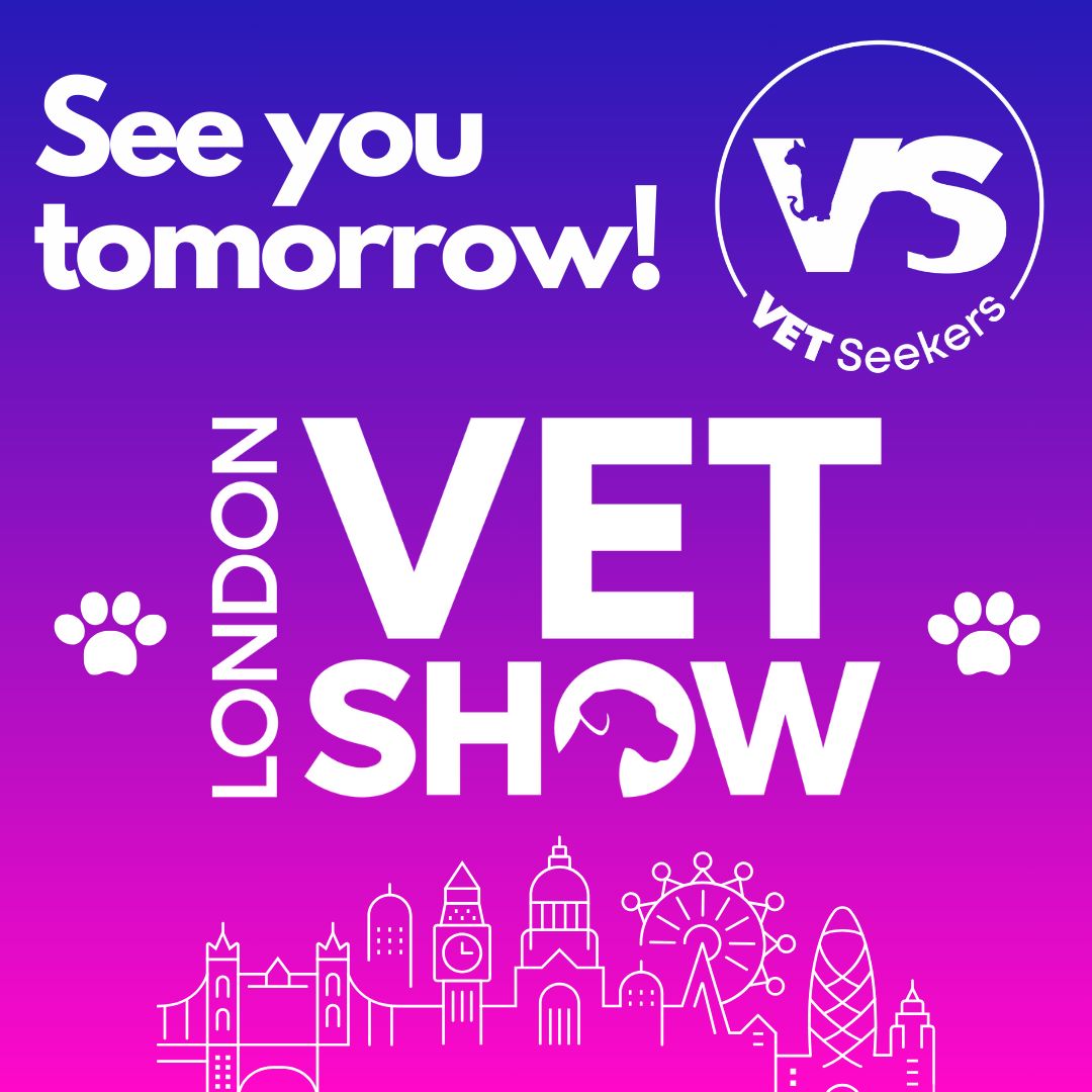 The Vet Seekers Team are heading to the London Vet Show! 🐾 

Dave, Lucy and Thomas are looking forward to seeing all the veterinary superstars tomorrow!

#lvs #londonvetshow #lvs2023 #londonvetshow2023