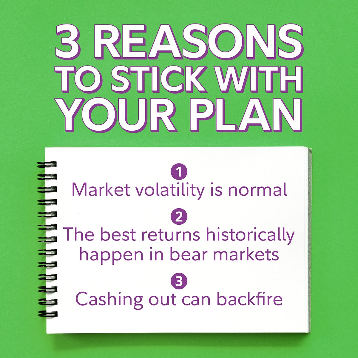 Market volatility happens. When preparing for the future, consider whether your stock and bond mix matches your tolerance for risk: go.fidelity.com/eey6q3