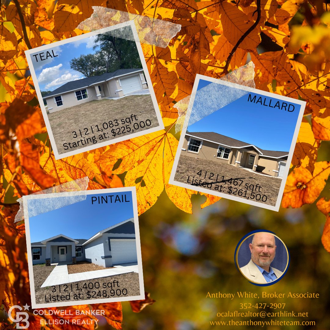 New Construction Homes by CGB Construction Group! 

Click below to view all of our available properties:
theanthonywhiteteam.com/properties/

#newconstructionhomes #weloveocala #ellisonrealty #theanthonywhiteteam #coldwellbanker #ocalarealestate #ocalarealtor #realtor #builderwarranty