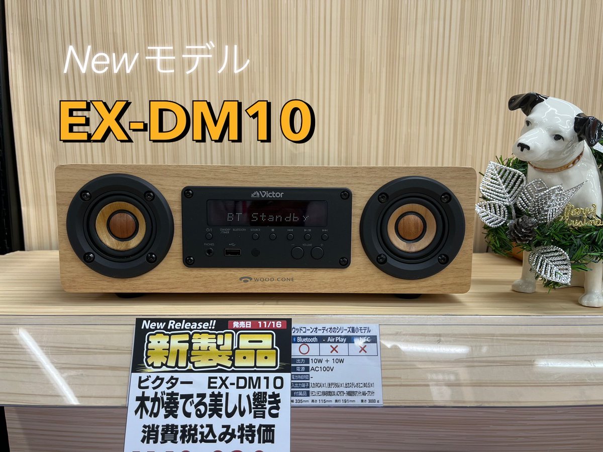 Victor WOOD CONE 備わ EX-DM10