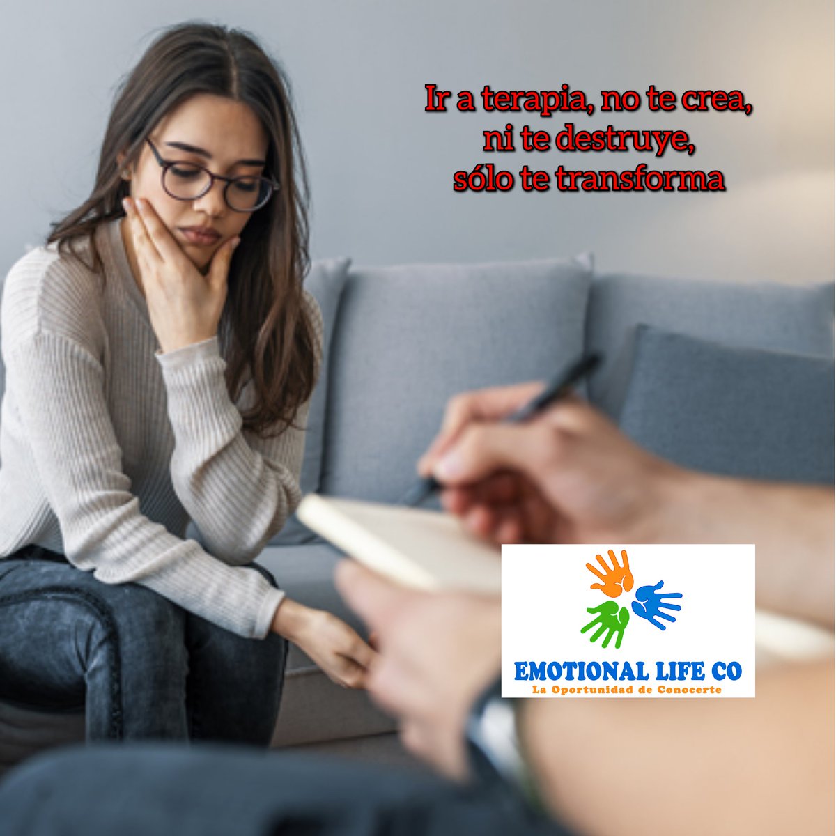 EmotionalLifeCo's tweet photo. La labor de un Terapeuta no se limita a aliviar los padecimientos del Paciente, sino por el contrario, se enriquece al desarrollar metodologías de intervención tan singulares que nos pueden llevar a cumplir abordajes multi-causales.
#EmotionalLifeCo #Psicología #Colombia #Terapia https://t.co/RActdb6gsS
