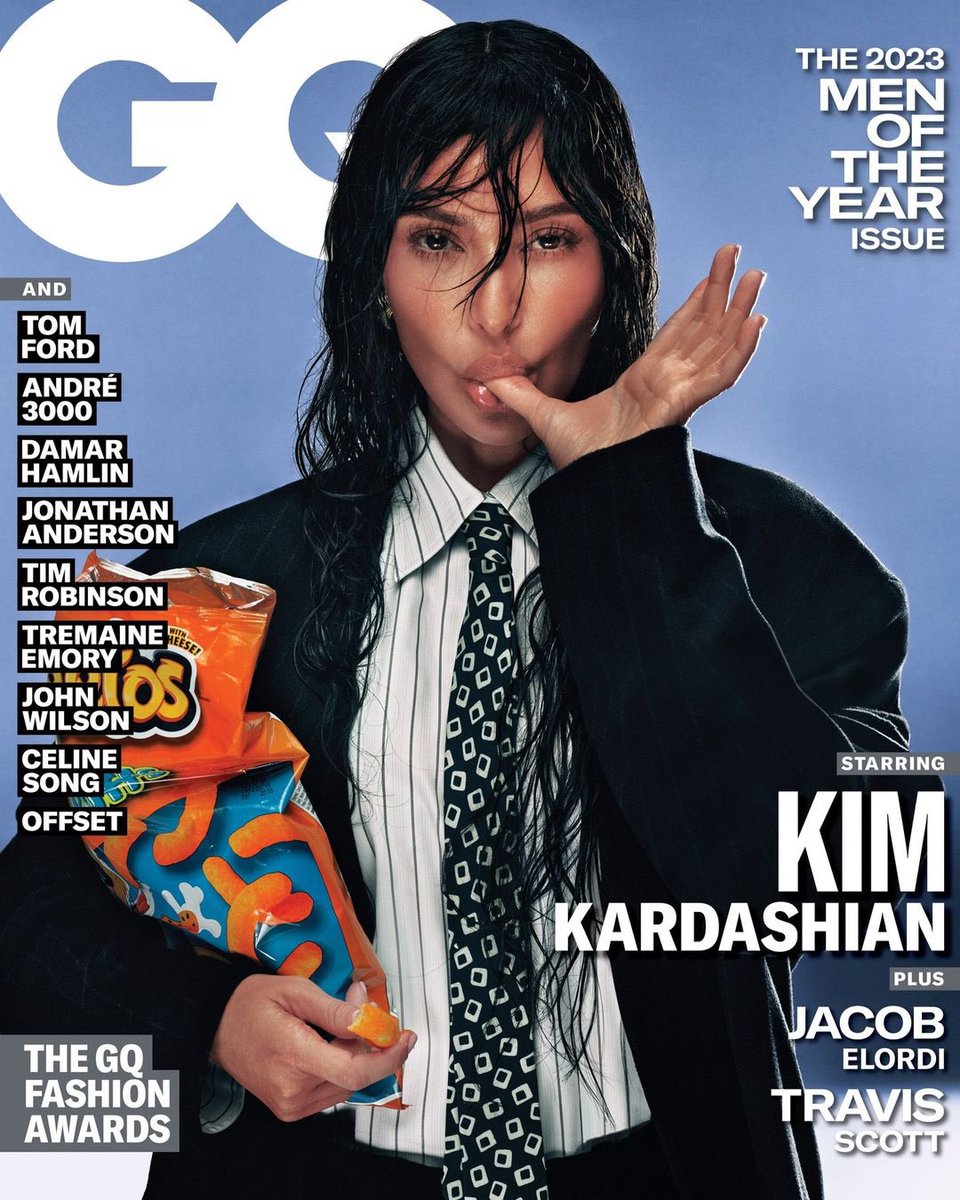 Sigma. Kim Kardashian została Mężczyzną Roku 2023 magazynu GQ.