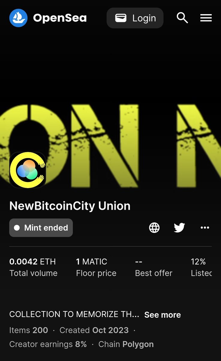 NBC_UNION's tweet photo. Mint of NBC Union NFT is completed.

Complete @QuestN_com now:
https://t.co/vJK2aADORk

You'll get many privileges starting very soon
If you don't have NFT
You can buy one on @opensea :

https://t.co/A4udKtuS4B

Ape in while you easily can 🤞

#NBCUnion #NFTs #Airdrop https://t.co/nzRzkkd0dD