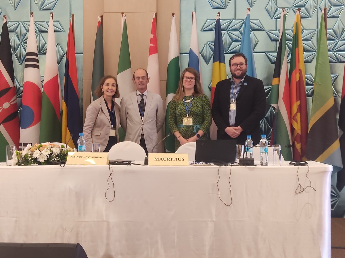 #MASE Programme (@mase_programme) on Twitter photo #Happening 3rd Ministerial conf.on Maritime Security and Safety in #Mauritius:
Welcoming our #Academic experts from all over the #World and their insightful perspectives! <a href="/Kate_SdE/">Kate Sullivan de Estrada</a> <a href="/marianneperon/">Marianne Peron-Doise</a> <a href="/timwalker919/">Timothy Walker</a> <a href="/EUNAVFOR/">EUNAVFOR Operation ATALANTA</a> <a href="/commission_coi/">Commission de l’océan Indien COI_IOC</a> #Happening 3rd Ministerial conf.on Maritime Security and Safety in #Mauritius:
Welcoming our #Academic experts from all over the #World and their insightful perspectives! <a href="/Kate_SdE/">Kate Sullivan de Estrada</a> <a href="/marianneperon/">Marianne Peron-Doise</a> <a href="/timwalker919/">Timothy Walker</a> <a href="/EUNAVFOR/">EUNAVFOR Operation ATALANTA</a> <a href="/commission_coi/">Commission de l’océan Indien COI_IOC</a>