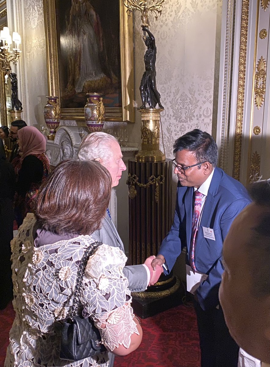Nursing Times (@nursingtimes) on Twitter photo 'I left my country about 20 years ago. I cannot believe that I can be here today talking to the King.'
<a href="/davidcoumar/">Marimouttou Coumarassamy MBE</a> was among hundreds of international nurses who attended a Buckingham Palace reception yesterday, hosted by the King.
Read more: nursingtimes.net/news/global-nu… 'I left my country about 20 years ago. I cannot believe that I can be here today talking to the King.'
<a href="/davidcoumar/">Marimouttou Coumarassamy MBE</a> was among hundreds of international nurses who attended a Buckingham Palace reception yesterday, hosted by the King.
Read more: nursingtimes.net/news/global-nu…