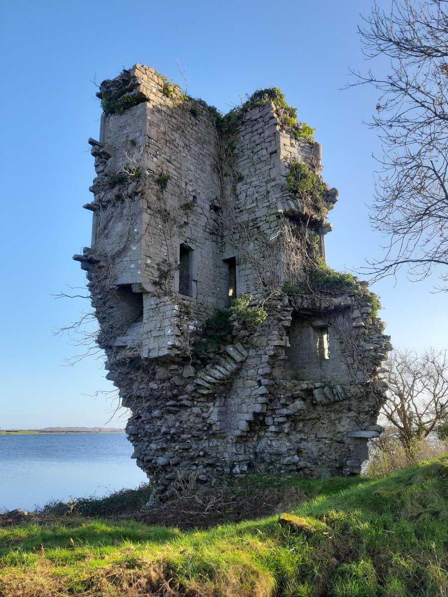 Went to visit this tower house castle again today. It amazes me it's still hanging on in there and has been there since the 14th century. It's great to see wander if it can hang on for another 800 years or so.