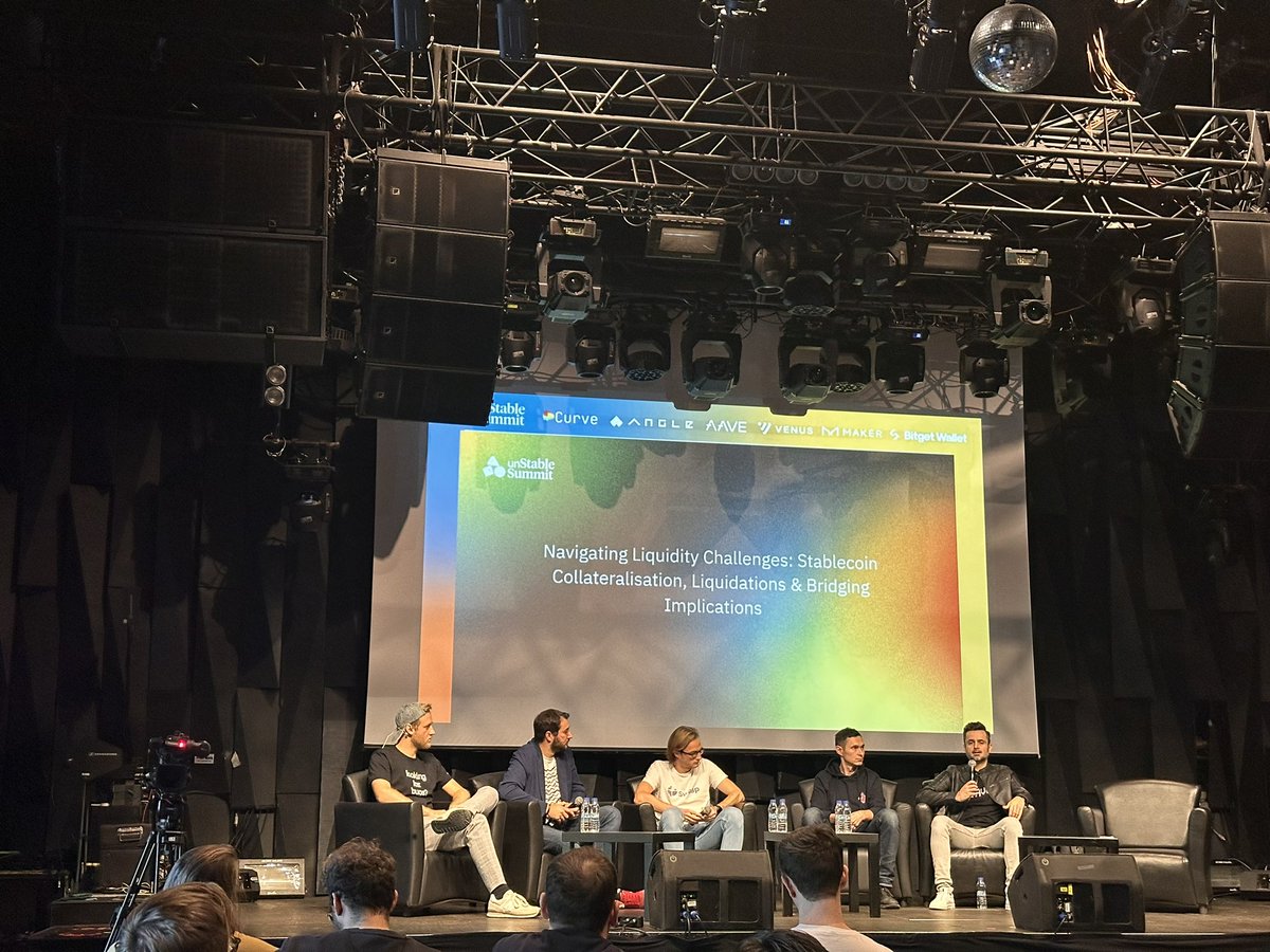 heldervasc's tweet photo. @henriq__e @StaniKulechov @stable_summit Really interesting #defi panels at #unstablesummit #devconnect https://t.co/dkwcuU4715